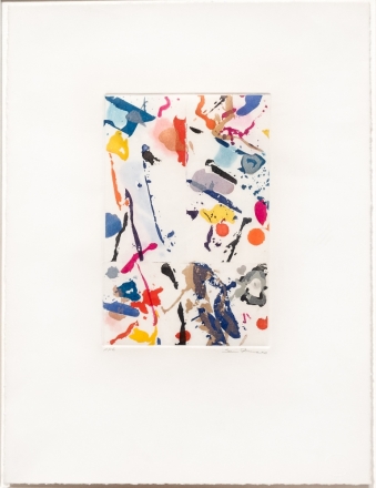 Sam Francis, Untitled, 1989, Aquatint, Signed, Print