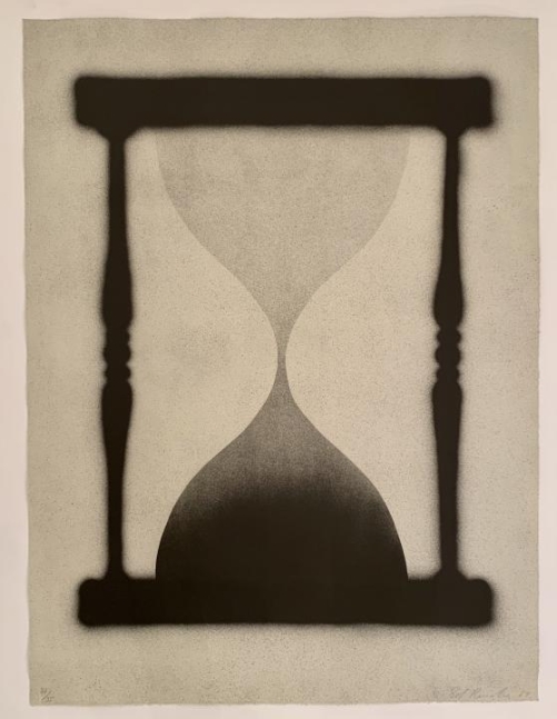 Ed Ruscha, Time is Up, 1989, Lithograph