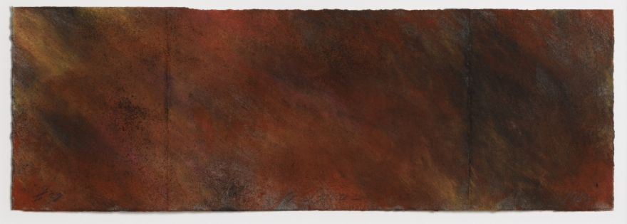 Joe Goode, Forest Fire drawing 38, 1983, Powdered pigment on paper