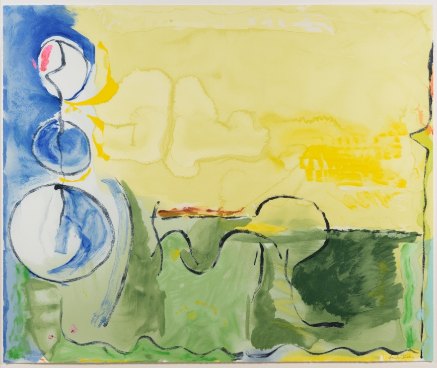 Helen Frankenthaler, Flotilla, 2006, Screenprint, Abstract, Expressionism, Signed