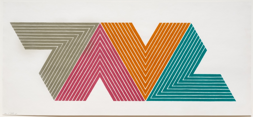 Frank Stella, Empress of India II, from the V Series, Lithograph