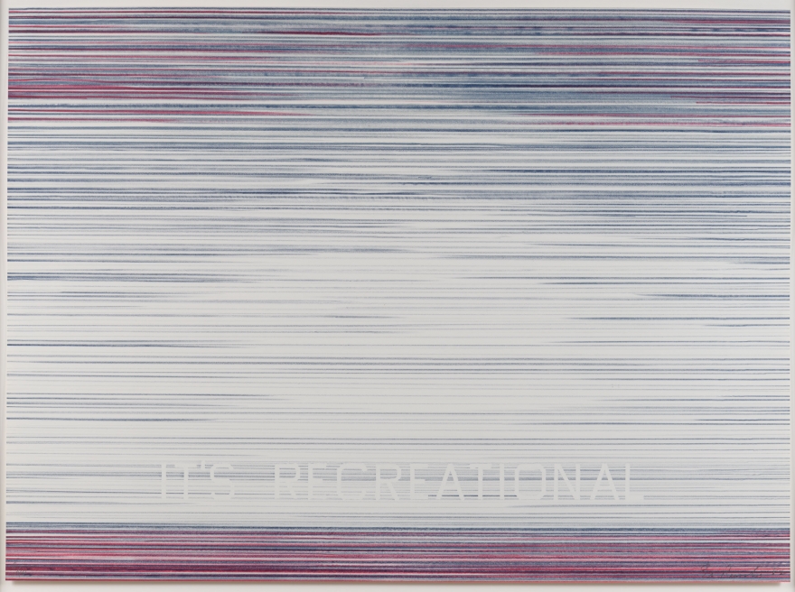 Ed Ruscha, It's Recreational, from the World Series, 1982, Lithograph Print