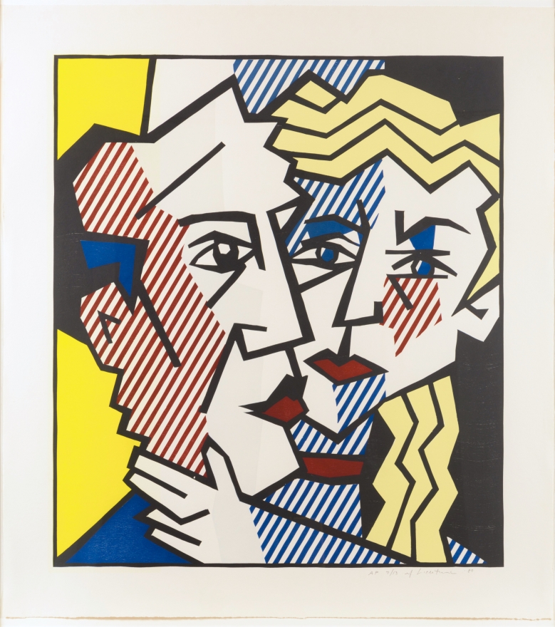 The Couple, from the Expressionist Woodcut series