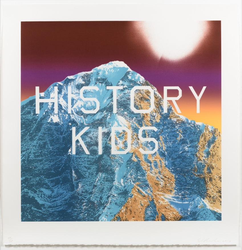 Ed Ruscha, History Kids 2013, signed lithograph