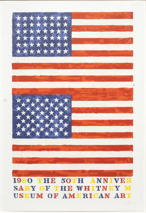 Jasper Johns (Whitney Anniversary), Lithograph
