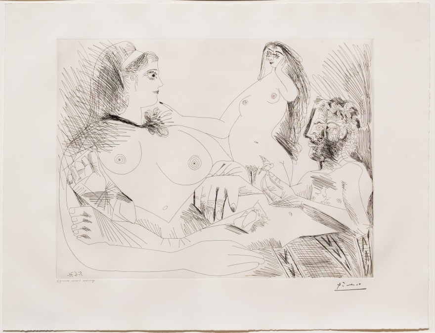 Pablo Picasso, Belle Jeune Femme, 156 series, Etching